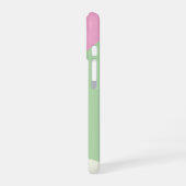 Moderner einfacher geometrischer Farbblock iPhone 16 Hülle (Linke Seite)