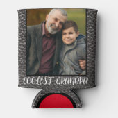 Moderner einfacher Großvater Niedlicher Cooler Ges Dosenkühler (Vorderseite)