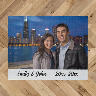 Moderner einfacher Jubiläums-Fotopuzzle Puzzle
