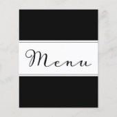 Moderner, einfacher Klassik-Card-Klassiker schwarz Flyer (Vorne)