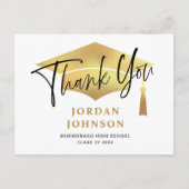 Moderner einfacher Minimalistischer Abschluss Viel Ankündigungspostkarte (Vorderseite)