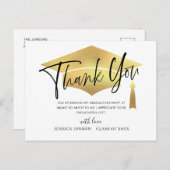 Moderner einfacher Minimalistischer Abschluss Viel Ankündigungspostkarte (Vorne/Hinten)