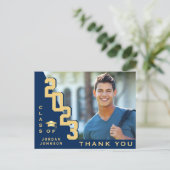 Moderner einfacher Minimalistischer Abschluss Viel Postkarte (Stehend Vorderseite)