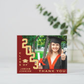 Moderner einfacher Minimalistischer Abschluss Viel Postkarte (Stehend Vorderseite)