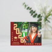 Moderner einfacher Minimalistischer Abschluss Viel Postkarte (Stehend Vorderseite)