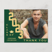 Moderner einfacher Minimalistischer Abschluss Viel Postkarte (Vorderseite)