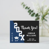 Moderner einfacher Minimalistischer Abschluss Viel Postkarte (Stehend Vorderseite)