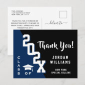 Moderner einfacher Minimalistischer Abschluss Viel Postkarte (Vorne/Hinten)