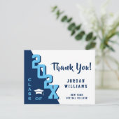 Moderner einfacher Minimalistischer Abschluss Viel Postkarte (Stehend Vorderseite)