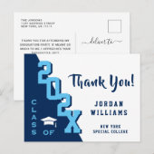 Moderner einfacher Minimalistischer Abschluss Viel Postkarte (Vorne/Hinten)