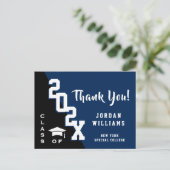 Moderner einfacher Minimalistischer Abschluss Viel Postkarte (Stehend Vorderseite)