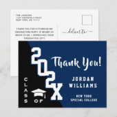 Moderner einfacher Minimalistischer Abschluss Viel Postkarte (Vorne/Hinten)