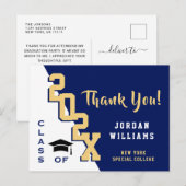 Moderner einfacher Minimalistischer Abschluss Viel Postkarte (Vorne/Hinten)