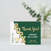 Moderner einfacher Minimalistischer Abschluss Viel Postkarte (Stehend Vorderseite)