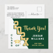 Moderner einfacher Minimalistischer Abschluss Viel Postkarte (Vorne/Hinten)