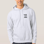 Moderner, einfacher, muffiger Maskuliner Schriftar Hoodie (Vorderseite)