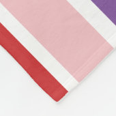 Moderner, einfacher Niedlicher Regenbogen-benutzer Fleecedecke (Ecke)