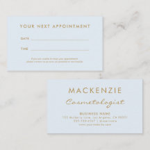 Moderner einfacher Pastel Blue Salon