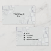 Moderner einfacher Platz Visitenkarte (Vorne/Hinten)