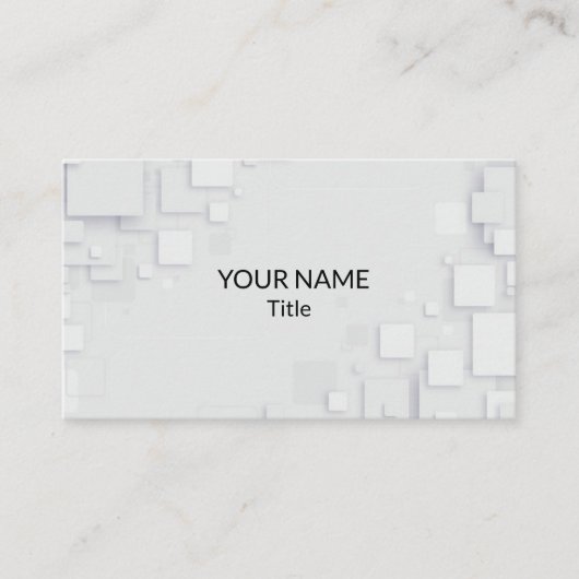 Moderner einfacher Platz Visitenkarte (Vorderseite)
