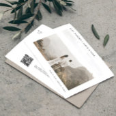 Moderner einfacher QR-Code nur für verheiratete Fo Ankündigung