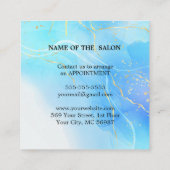 Moderner einfacher Salon-Rabattcoupon Rabattkarte (Rückseite)