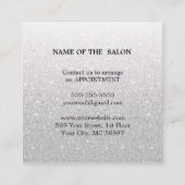 Moderner einfacher Salon-Rabattcoupon Rabattkarte (Rückseite)