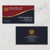 Moderner einfacher stilvoller visitenkarte (Vorne/Hinten)