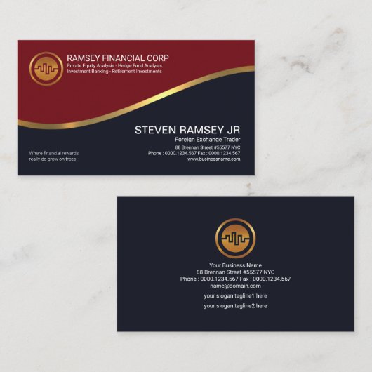 Moderner einfacher stilvoller visitenkarte (Vorne/Hinten)