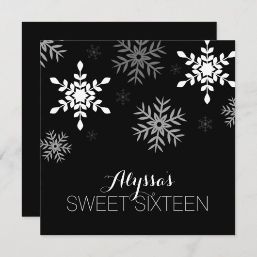 Moderner Einladung (Vorne/Hinten)