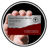 Moderner, einzigartiger Elektro Visitenkarte