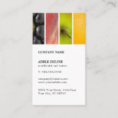 Moderner, einzigartiger Fruchternährungsschuler Visitenkarte (Vorderseite)