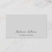 Moderner, einzigartiger handgefertigter Schmuck Visitenkarte (Vorderseite)