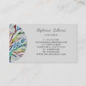 Moderner einzigartiger Life Coach Visitenkarte (Rückseite)