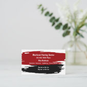 Moderner, einzigartiger Malservice Visitenkarte (Stehend Vorderseite)