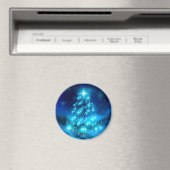 Moderner Electric Blue Christmas Tree mit Licht Magnet (In Situ (Geschirrspüler))