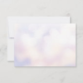 Moderner Electric Blue Christmas Tree Save The Date (Rückseite)