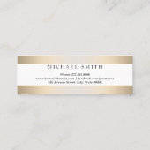 Moderner eleganter Abschluss-Namenskarte Telefonnummerkarte (Rückseite)