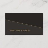 Moderner eleganter Anwalt der Black Imitate Visitenkarte (Vorderseite)