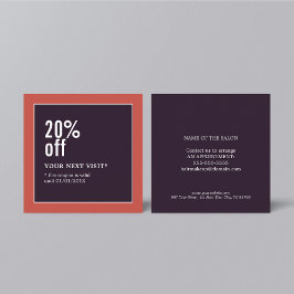 Moderner eleganter Beauty Fashion Coupon