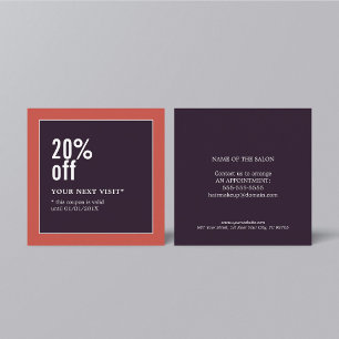 Moderner eleganter Beauty Fashion Coupon