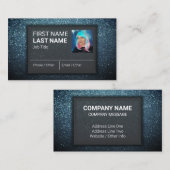 Moderner Eleganter Beruflicher Glitzer Makeup Arti Visitenkarte (Vorne/Hinten)