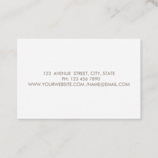 Moderner eleganter Beruflicher, goldener Lotus Visitenkarte (Rückseite)