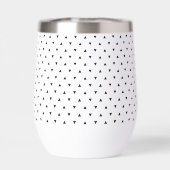 Moderner eleganter Black & White Persönlicher Name (Rückseite)