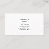 Moderner Eleganter Blue Circuit Board Gray Consult Visitenkarte (Rückseite)