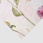 Moderner Eleganter Blumengarten Seidenpapier (Detail)