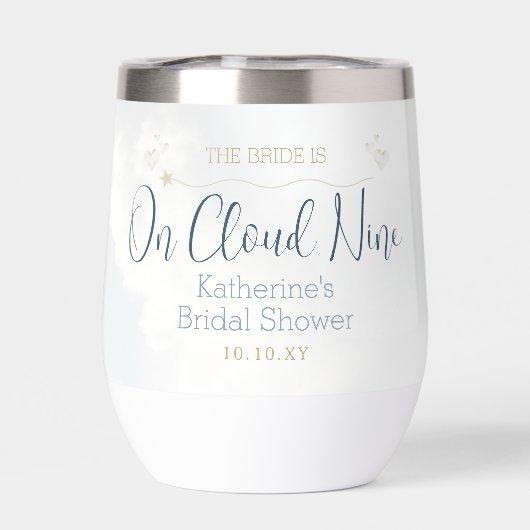 Moderner Eleganter Chic am Cloud Nine Brautparty (Rückseite)