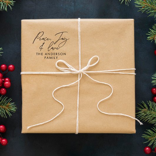 Moderner, eleganter Drehbuchurlaub personalisiert Permastempel