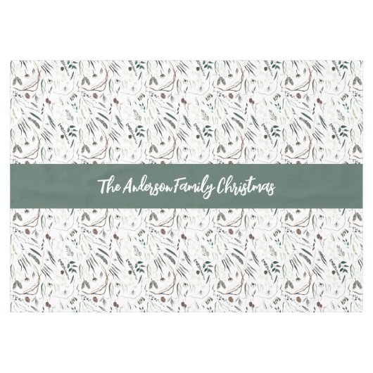 Moderner, eleganter Duft willkommen Tischdecke (Vorderseite (Horizontal))