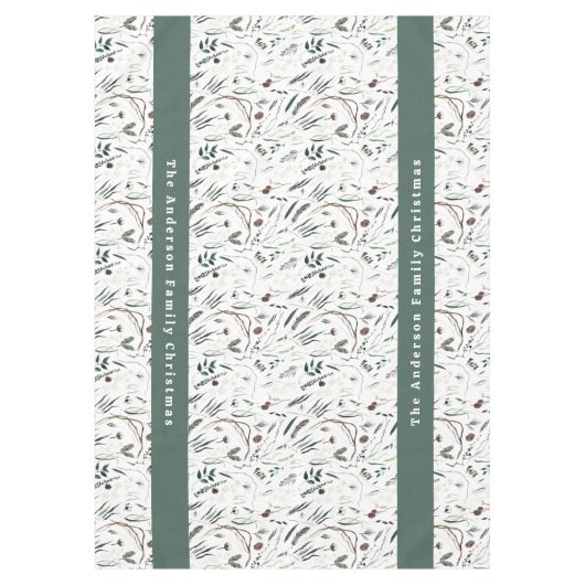 Moderner, eleganter Empfang in Aquarelltönen Tischdecke (Vorderseite)